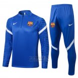 Chandal de Sudadera del Barcelona 202021-2022 Azul