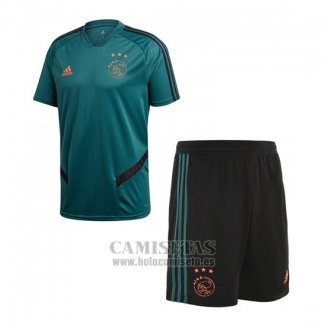 Chandal del Ajax Manga Corta Nino 2019-2020 Verde