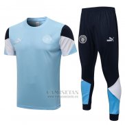 Chandal del Manchester City Manga Corta 202021-2022 Azul