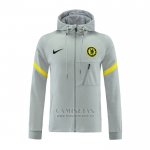 Chaqueta con Capucha del Chelsea 2021-2022 Gris