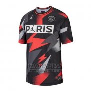 Entrenamiento Paris Saint-Germain Jordan BCFC Mesh 2019-2020 Gris Rojo