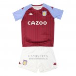 Camiseta Aston Villa Primera Nino 2020-2021