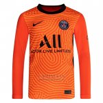 Camiseta Paris Saint-Germain Portero Manga Larga 2020-2021 Naranja