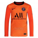 Camiseta Paris Saint-Germain Portero Manga Larga 2020-2021 Naranja