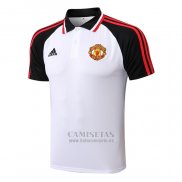 Camiseta Polo del Manchester United 2022-2023 Blanco