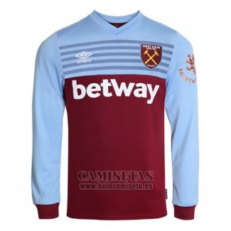 Camiseta West Ham Primera Manga Larga 2019-2020