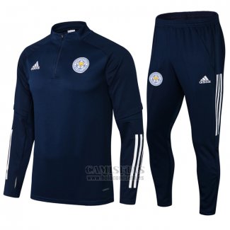 Chandal de Sudadera del Leicester City 2021-2022 Azul