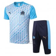 Chandal del Olympique Marsella Manga Corta 2020-2021 Azul