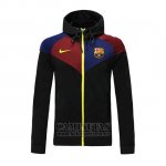 Chaqueta con Capucha del Barcelona 2020-2021 Negro