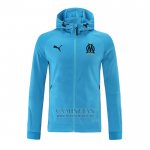 Chaqueta con Capucha del Olympique Marsella 2021-2022 Azul