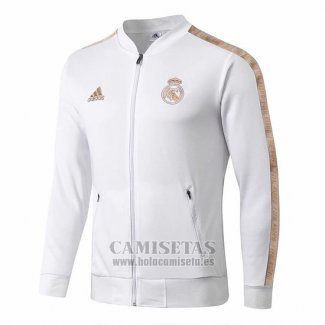 Chaqueta del Real Madrid 2019-2020 Blanco y Oro