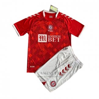 Camiseta Bristol City Primera Nino 2021-2022