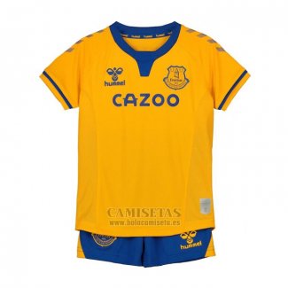 Camiseta Everton Segunda Nino 2020-2021