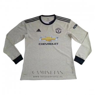 Camiseta Manchester United Segunda Manga Larga 2019-2020