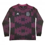 Camiseta Mexico Primera Manga Larga 2020-2021