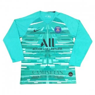 Camiseta Paris Saint-Germain Portero Manga Larga 2019-2020 Azul