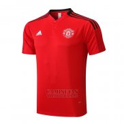 Camiseta Polo del Manchester United 2022-2023 Rojo