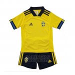 Camiseta Suecia Primera Nino 2020