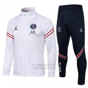 Chandal de Chaqueta del Paris Saint-Germain Nino 2021-2022 Blanco