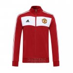 Chaqueta del Manchester United Retro 2020-2021 Rojo