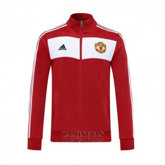 Chaqueta del Manchester United Retro 2020-2021 Rojo