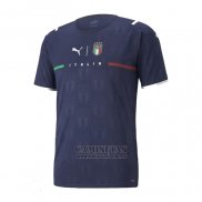 Tailandia Camiseta Italia Portero 2021 Azul