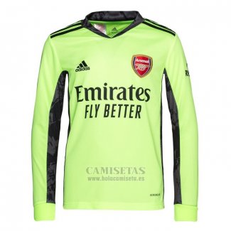 Camiseta Arsenal Portero Manga Larga 2020-2021 Verde