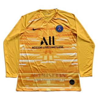 Camiseta Paris Saint-Germain Portero Manga Larga 2019-2020 Amarillo