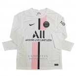 Camiseta Paris Saint-Germain Segunda Manga Larga 2021-2022