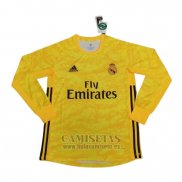 Camiseta Real Madrid Portero Primera Manga Larga 2019-2020