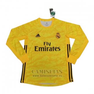 Camiseta Real Madrid Portero Primera Manga Larga 2019-2020