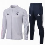 Chandal de Chaqueta del Juventus Nino 2020-2021 Gris  Chandal de Chaqueta del Juventus Nino 2020-2021 Gris