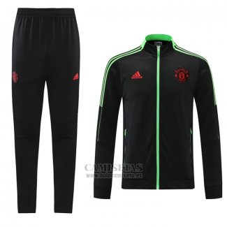 Chandal de Chaqueta del Manchester United 202021-2022 Negro