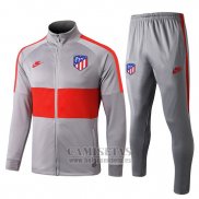 Chandal del Atletico Madrid 2019-2020 Rojo y Gris