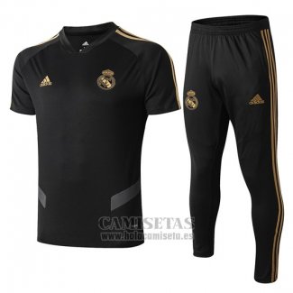 Chandal del Real Madrid Manga Corta 2019-2020 Negro