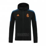 Chaqueta con Capucha del Real Madrid 202021-2022 Negro