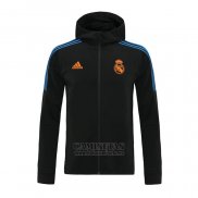 Chaqueta con Capucha del Real Madrid 202021-2022 Negro