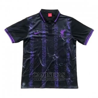 Polo Liverpool 2019-2020 Negro y Purpura