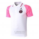 Polo Paris Saint-Germain 2020-2021 Blanco y Rosa