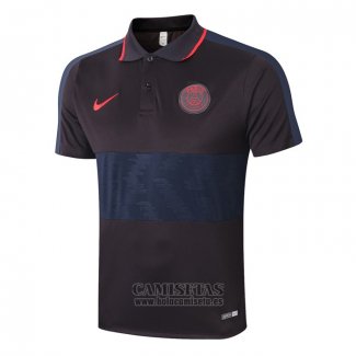 Polo Paris Saint-Germain 2020-2021 Negro y Azul