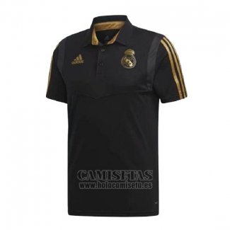 Polo Real Madrid 2019-2020 Negro y Oro