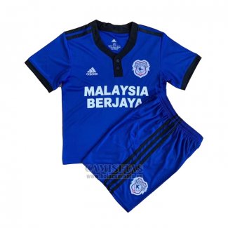 Camiseta Cardiff City Primera Nino 2021-2022