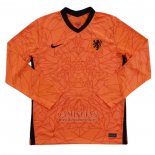 Camiseta Holanda Primera Manga Larga 2020-2021