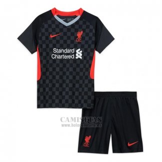 Camiseta Liverpool Tercera Nino 2020-2021