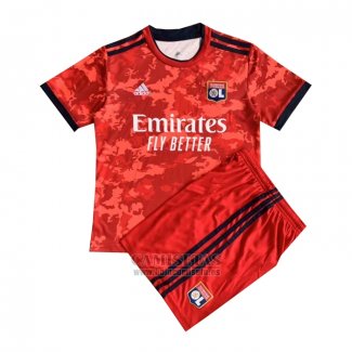 Camiseta Lyon Segunda Nino 2021-2022