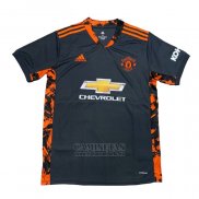 Camiseta Manchester United Portero 2020-2021 Negro