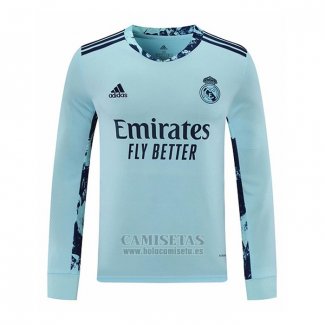 Camiseta Real Madrid Portero Primera Manga Larga 2020-2021