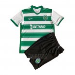 Camiseta Sporting Primera Nino 2021-2022