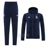 Chandal con Capucha del Real Madrid 2020-2021 Azul