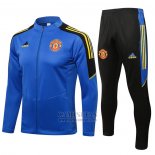 Chandal de Chaqueta del Manchester United 2021-2022 Azul